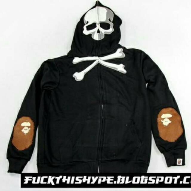 Hoodie jaket a bathing ape wgm bape gold