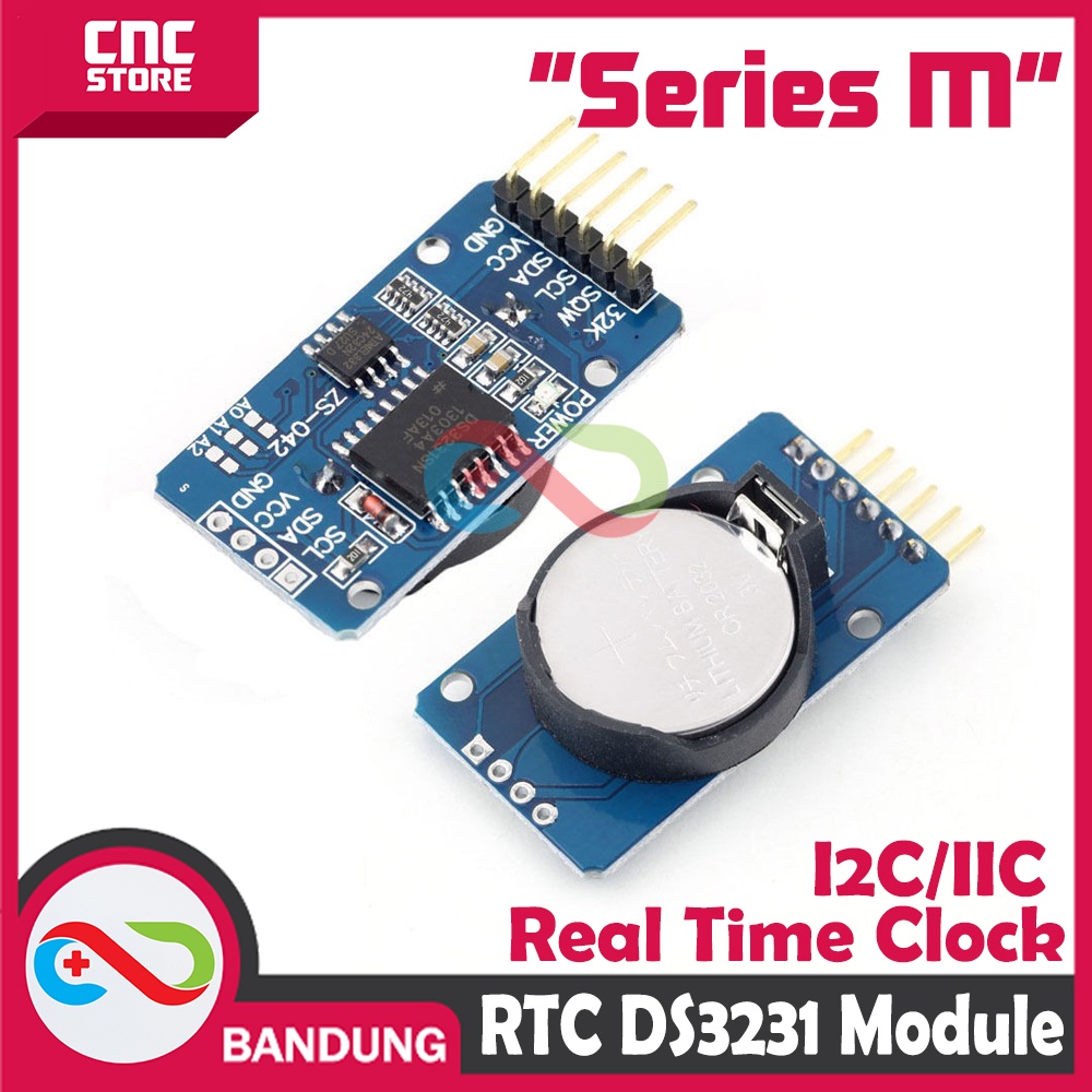 RTC DS3231 SERI SN REAL TIME CLOCK I2C + BATTERY MODULE MODUL DS3231SN