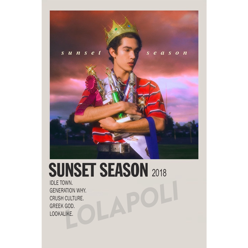 Poster Cover Album Sunset Season - Conan Gray