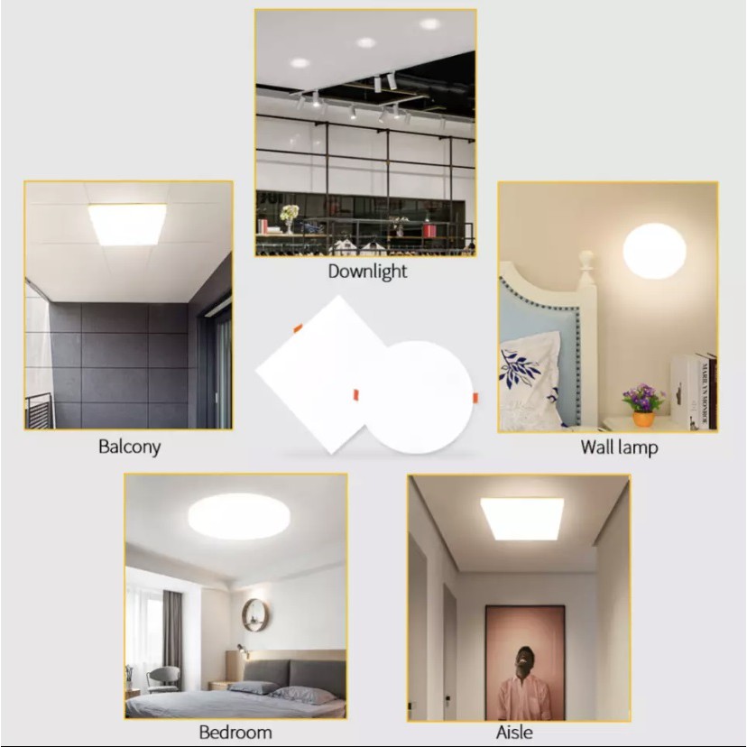 Lampu Downlight LED SNI lampu donlet plafon panel outbow ceiling siling bulat kotak plafon frameless adjustable 10w 10 watt 18w 18 watt SNI