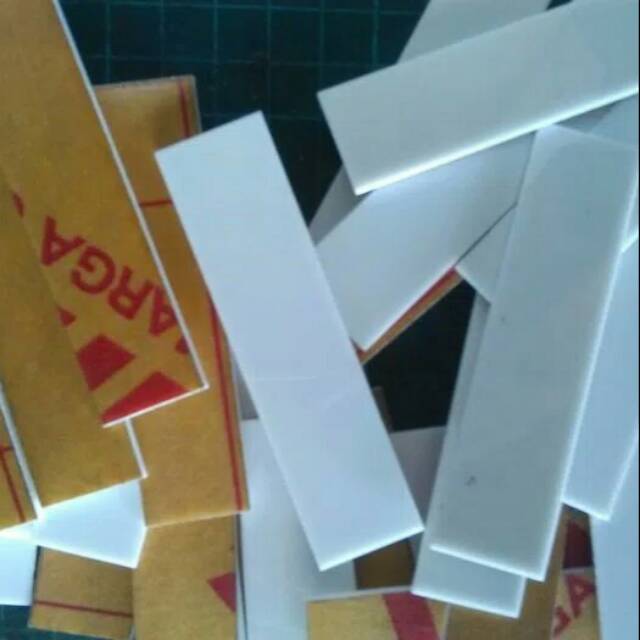 

Akrilik bahan nametag acrylic mika