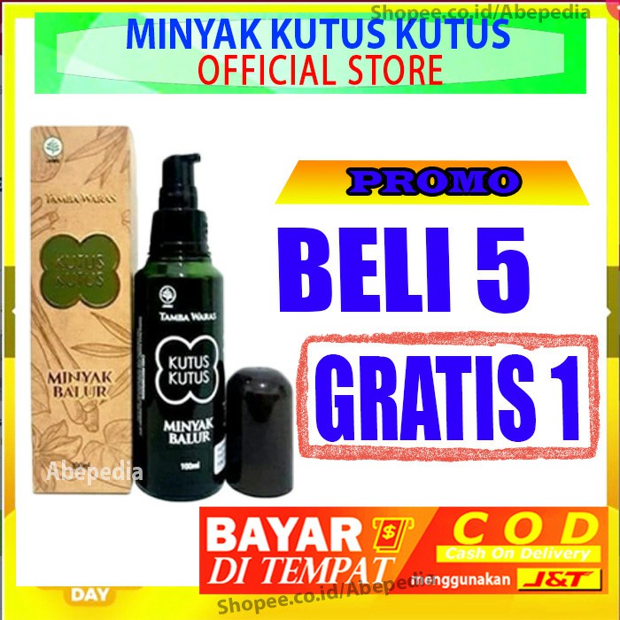 (BISA COD) PAKET 6 BOTOL MINYAK KUTUS KUTUS ORIGINAL TAMBA WARAS / KUTUSKUTUS