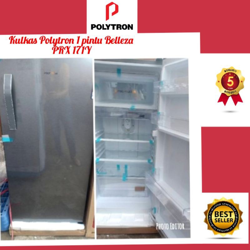 Polytron Kulkas Belleza Prx 171y Kulkas 1 Pintu Shopee Indonesia