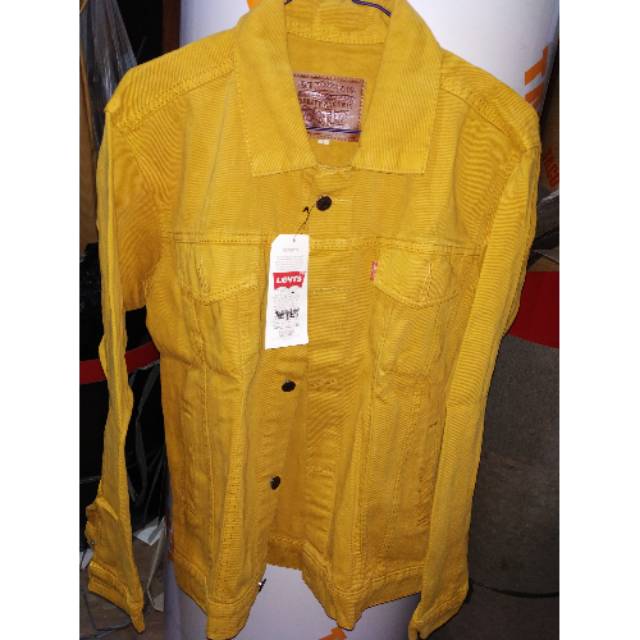 Jaket levis kuning mustard