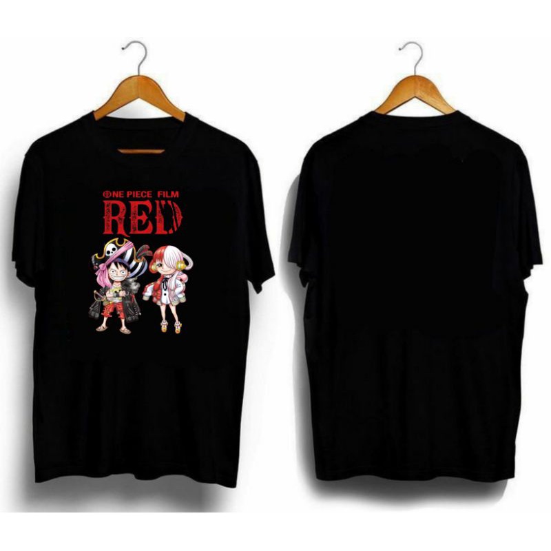 T-SHIRT DISTRO ANIME ONE PIECE - RED FILM
