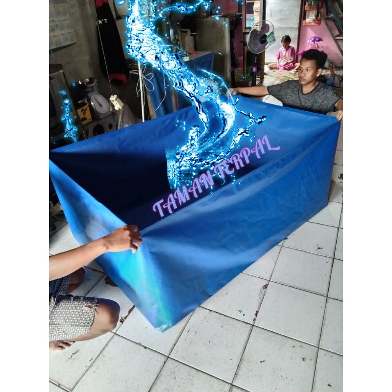 TERPAL KOLAM KOTAK ORCHID 120x250x50 cm/KOLAM TERPAL/KOLAM IKAN/TERPAL ORCHID
