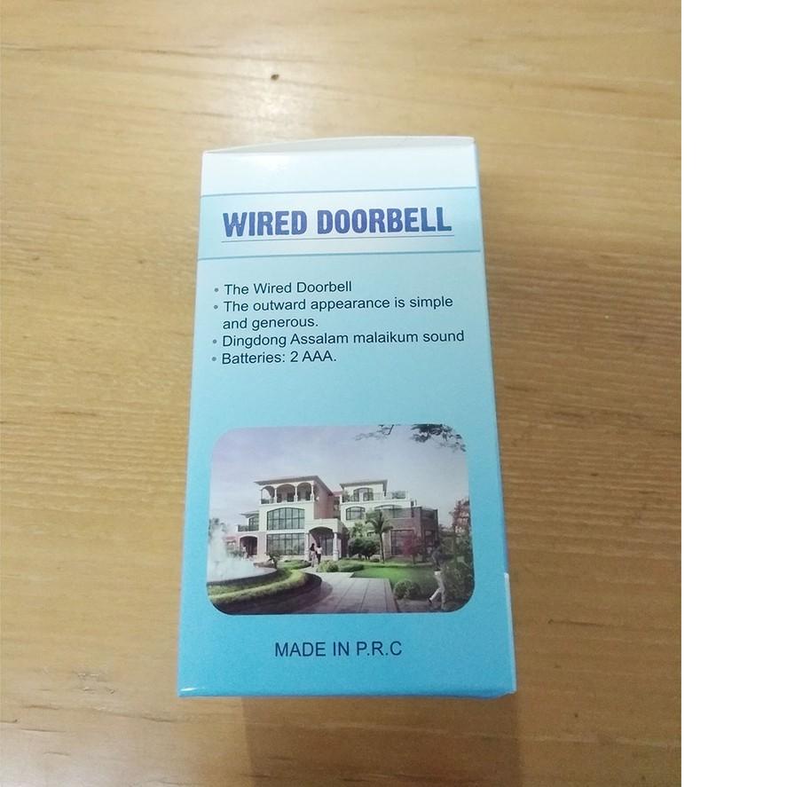 Door Bell Bel Pintu Rumah, Kabel Assalamualaikum <