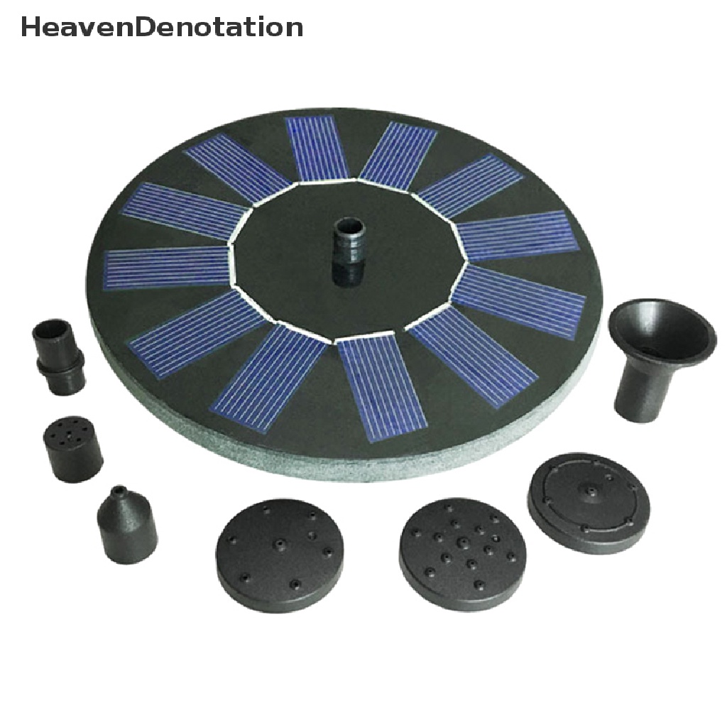 [HeavenDenotation] Solar Powered Floating Bird Bath Water Fountain Outdoor Pond Pool Garden Patio