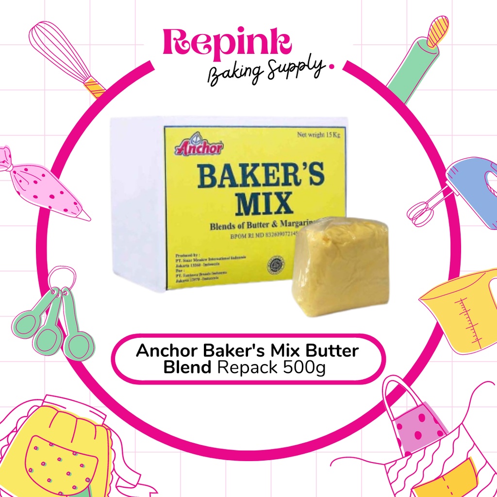 

Anchor Baker's Mix Butter Blend Repack 500g