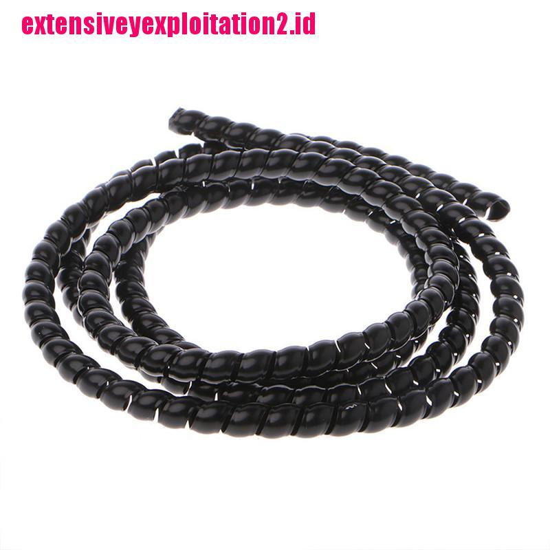 &lt; E2id &amp; &gt; Pelindung Kabel Spiral Tahan Api Panjang 1m / 10mm / 14mm Warna-Warni