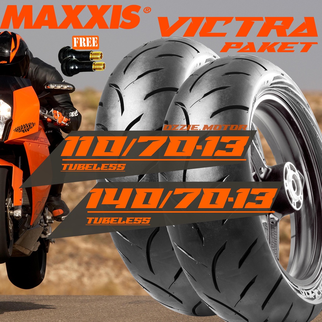 BAN MAXXIS VICTRA S98 ST NMAX DEPAN BELAKANG 110/70-13 &amp; 140/70-13