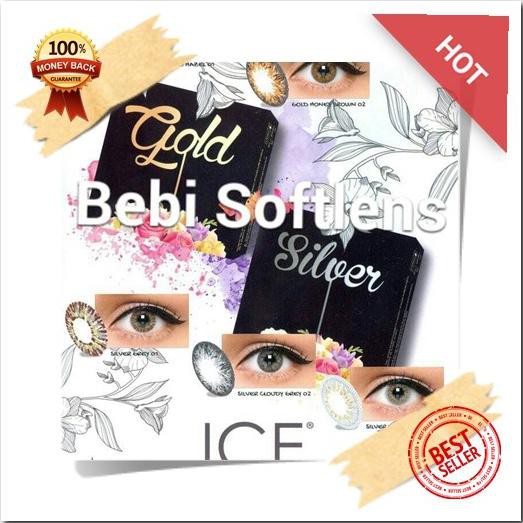 DISKON! Softlens Ice Gold Silver - Grey NORMAL