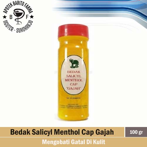 Bedak Salicyl Menthol Talk Gajah
