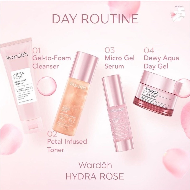 Wardah Hydra Rose Dewy Aqua Day Gel 17ml