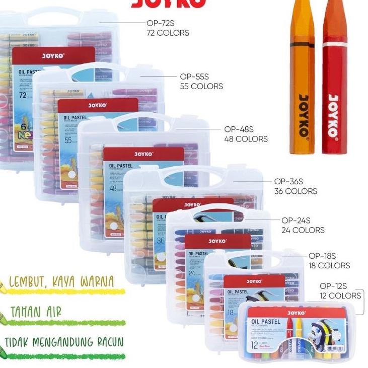 

Harga Terbaik Crayon Minyak Oil Pastel Joyko 36S / 48S / 55S / 72S