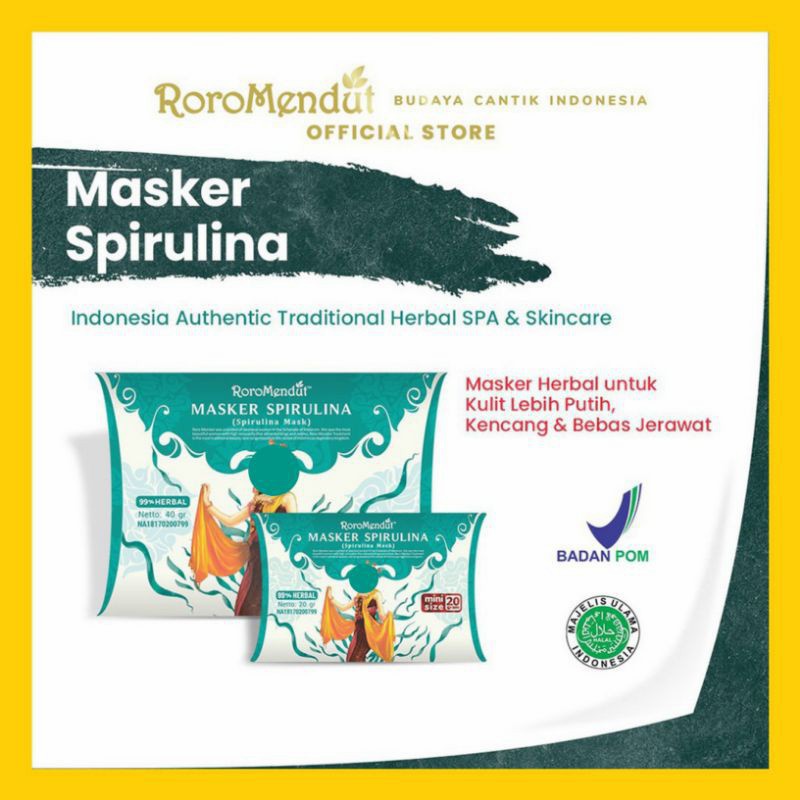 Lulur Spirulina Roro Mendut