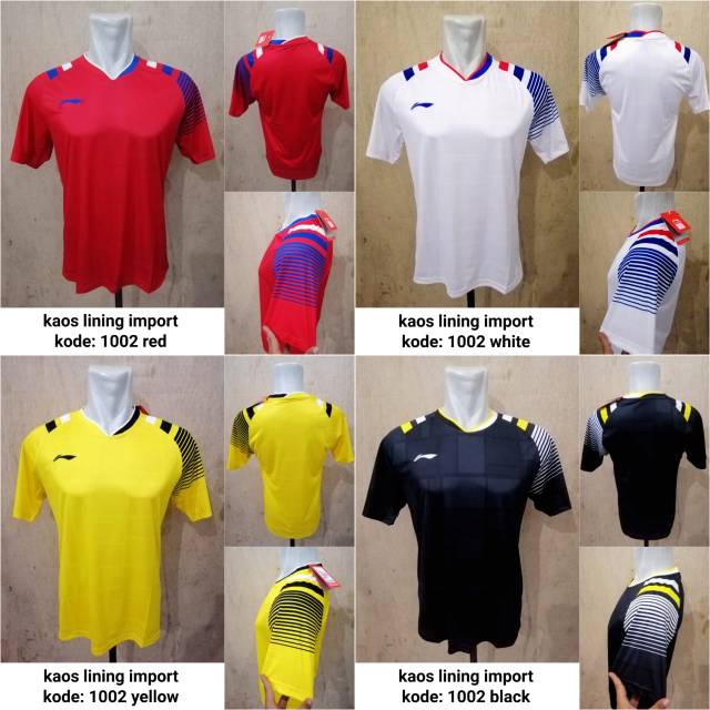 Kaos Badminton Lining Import 1002