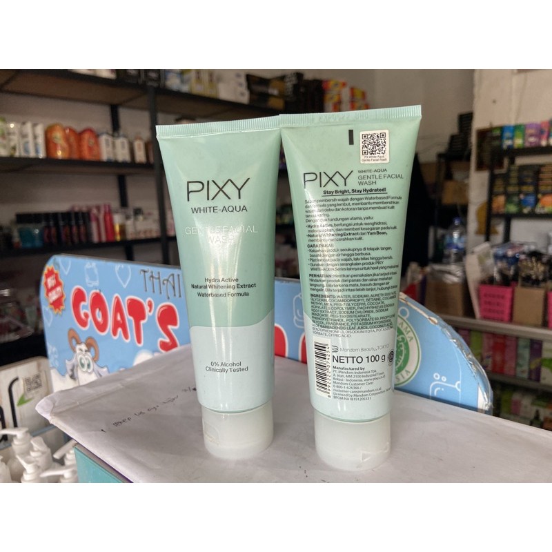 [pc] pixy white aqua gentle facial wash -- sabun cuci muka pixy