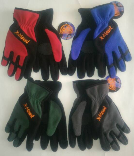 Sarung tangan gunung polar gloves X-Mount 05, motor sepeda camping hiking