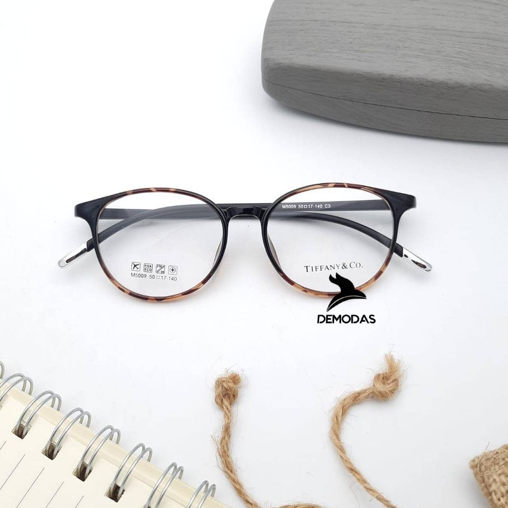 Demodas Frame KACAMATA LENTUR ( Photocromic Fotokromik Bluecromic photochromic potocromic fotocromic ) Lensa Bluechromic Photochromic Frame Kacamata Wanita Pria Minus Normal Silinder Plus Demodas Glasses DG5009