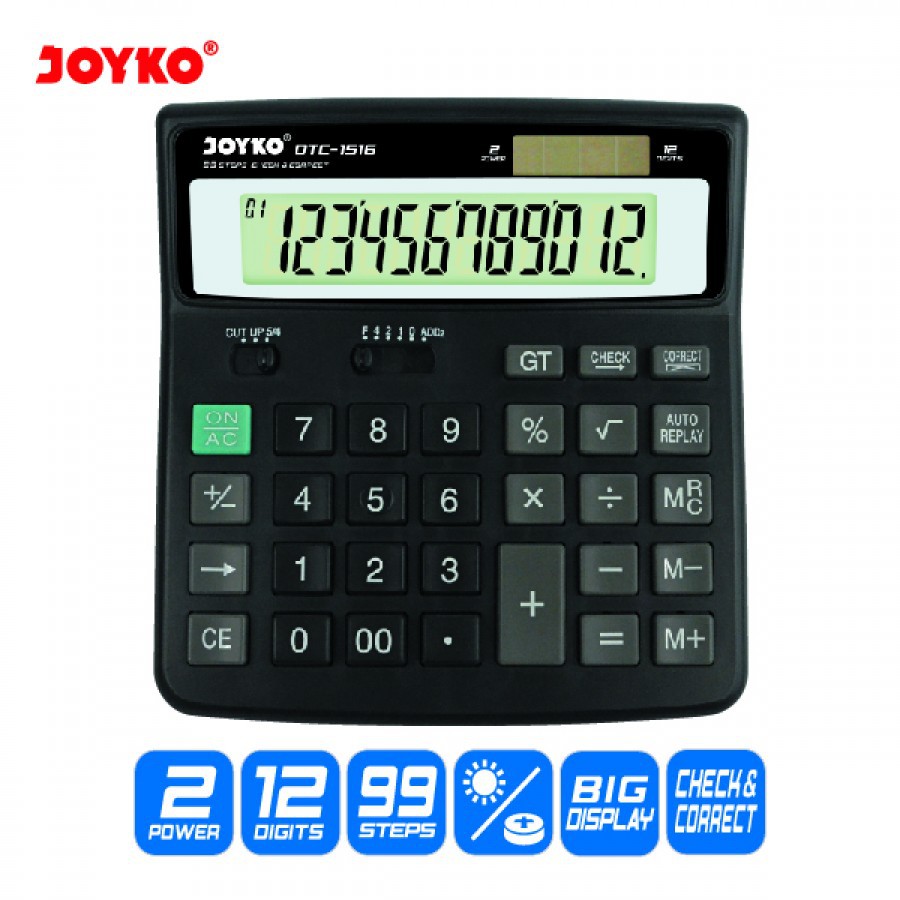 

Joyko Calculator / Kalkulator DTC-1516