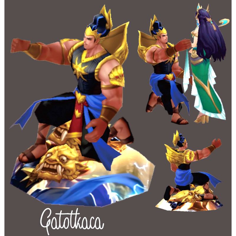 Hero Mobile Legends Gatotkaca Papercraft