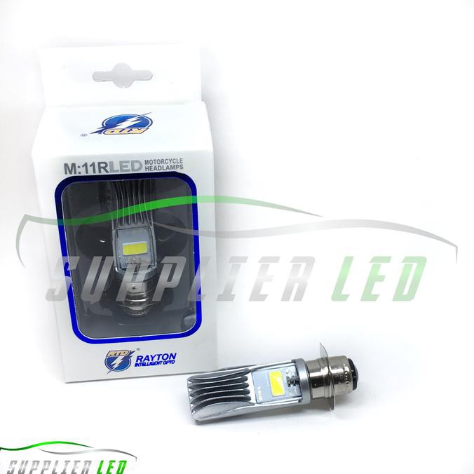 Lampu Utama LED Motor 2 Sisi RTD M11R Socket H6