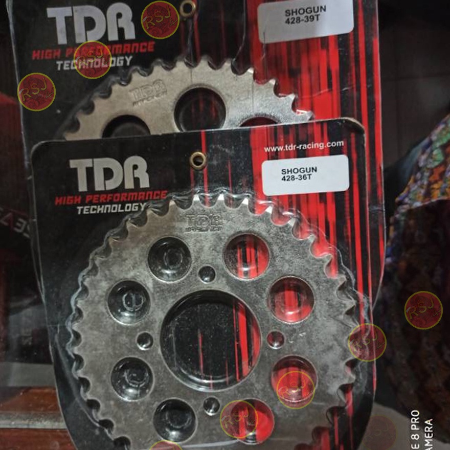GEAR BELAKANG TDR 428 SUZUKI SATRIA FU OLD / SATRIA 120 / SMASH / SHOGUN / TORNADO MODEL SSS