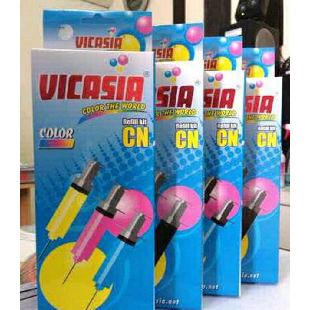 B_   Tinta Printer CANON suntik Vicasia / Vicasia Refill Kit CANON