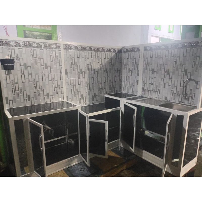 Kitchen Set Portable (ukuran 22m) custom Granit JEMBER