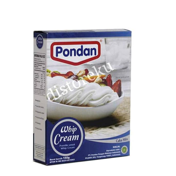 

pondan whip cream bubuk instan krim kue CUCI GUDANG Kode 1396