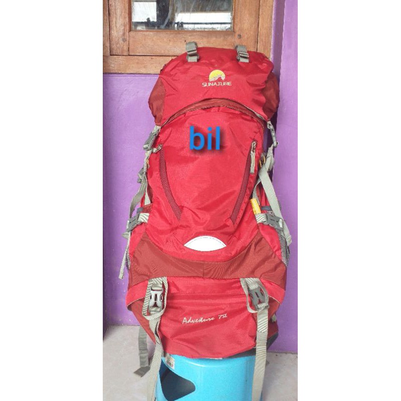 carrier tas punggung sunature 75l second