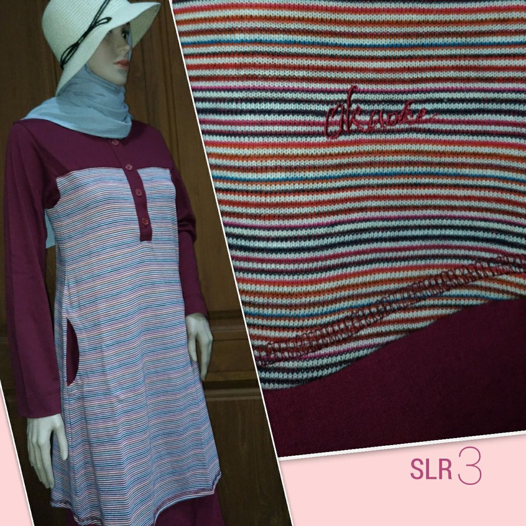 Atasan Kaos Oka Oke Kancing