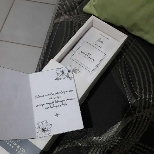 Greylith & Co. Small Gift Box Organic Soap Bar For Birthday, Graduation, Hampers, Baby Shower