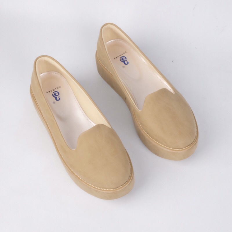 [SIAP KIRIM] BRShoes69 Mocca Sepatu Wedges Casual Wanita