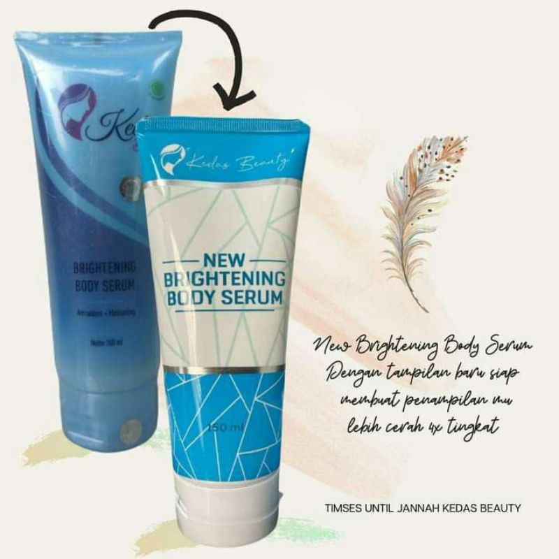 KEDAS BEAUTY BODY SERUM ORIGINAL BPOM (READY)