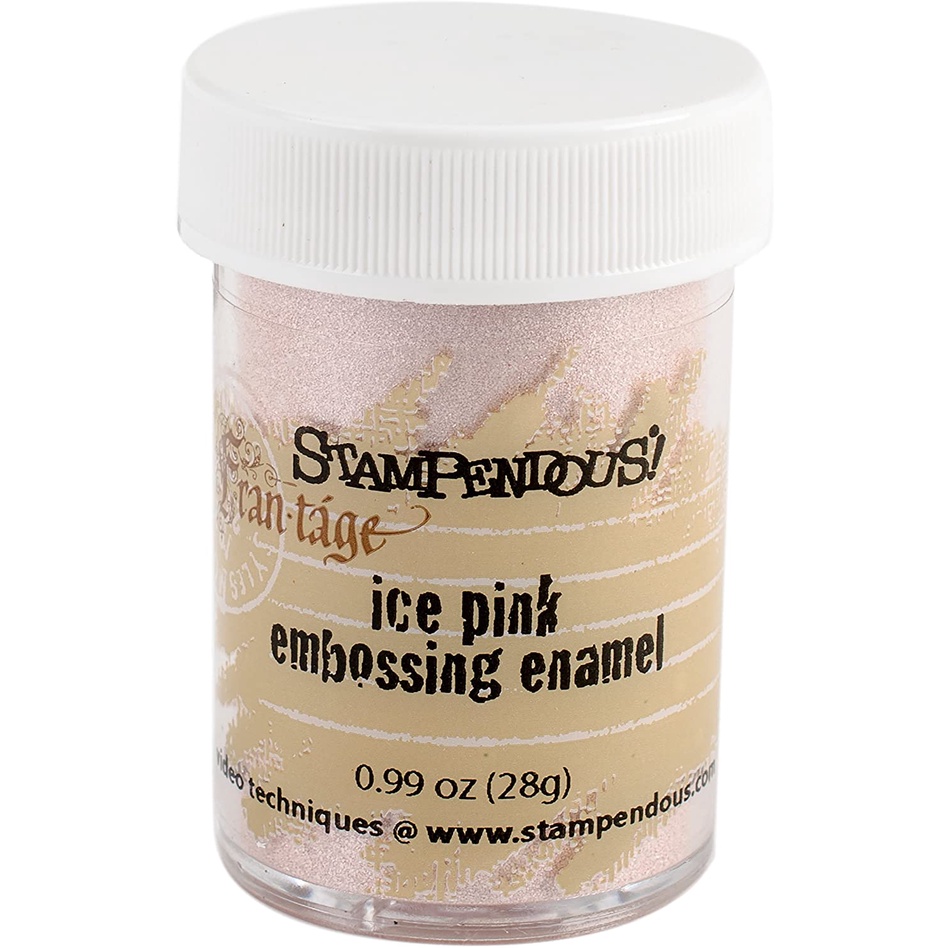 

STAMPENDOUS Ice Pink Emboss Enamel FREG050