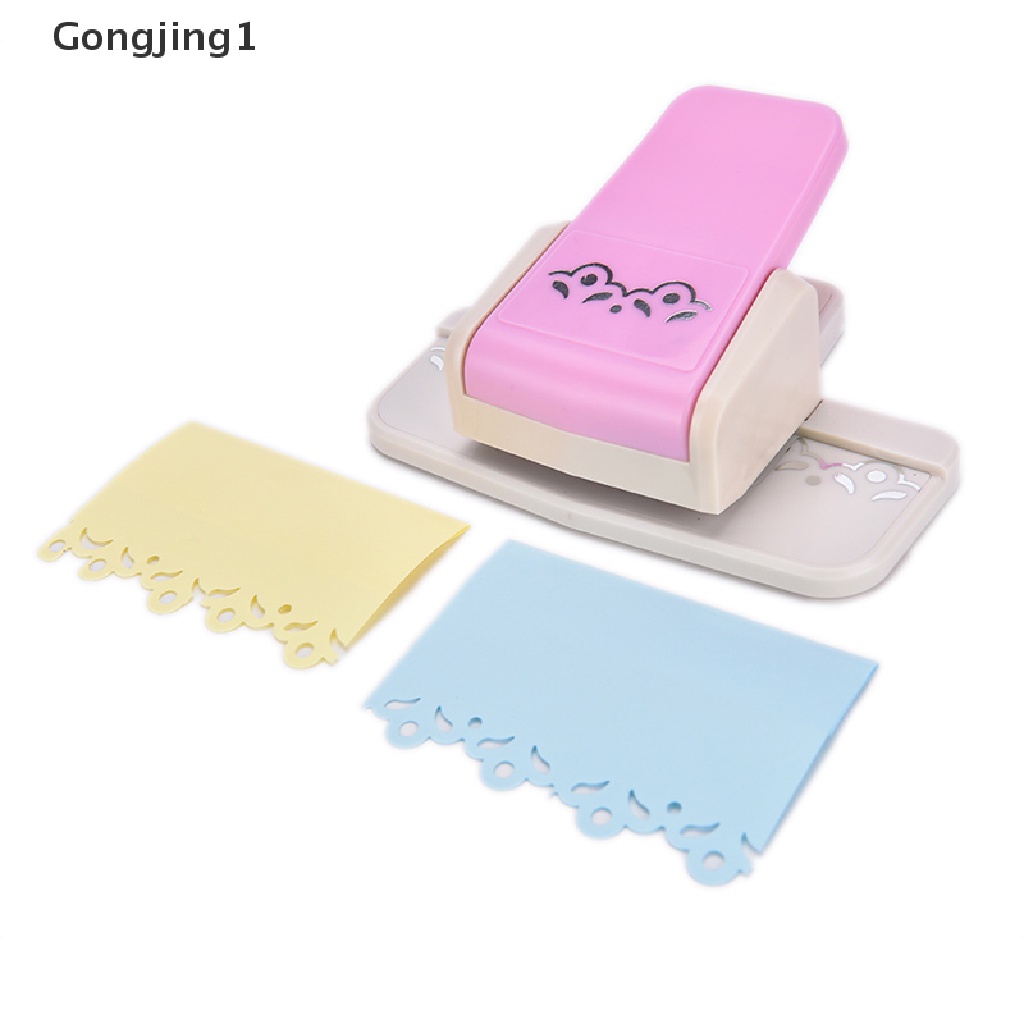 Gongjing1 Puncher / Pembolong Kertas Desain Bunga Untuk Scrapbook DIY