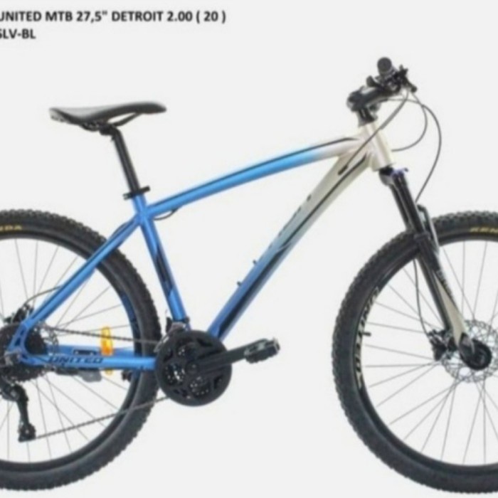 SEPEDA GUNUNG MTB 27,5 UNITED DETROIT 2.00 NEW
