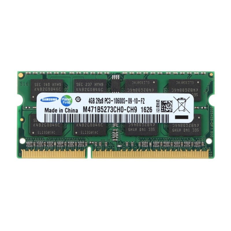 ram sodim 4gb pc3 10600s samsung
