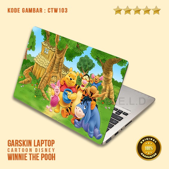 Skin | Bazel | Palmrest | Garskin Laptop Full Body | Winie The Pooh