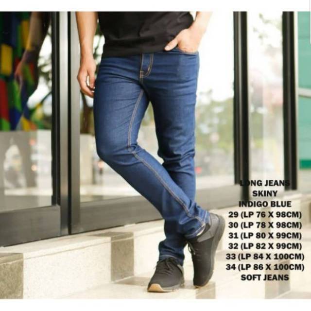 Jeans Garment Indigo / Celana Panjang Pria / Celana Panjang Jeans / Celana Cowo / Celana Baguss