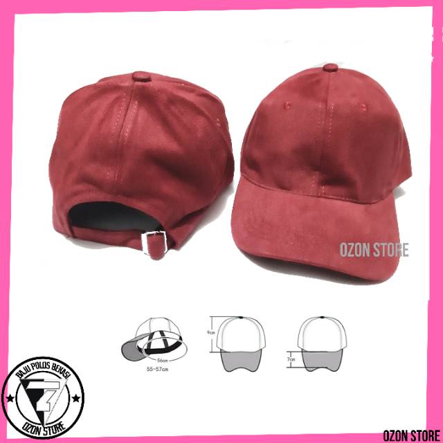 Topi Baseball Disto Caps Polos Pengait Besi Bahan Rapel Premium Banyak Warna