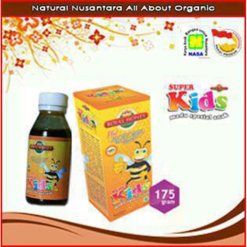 Madu Super Kids herbal Nasa/Penambah Nafsu makan/Mencerdaskan