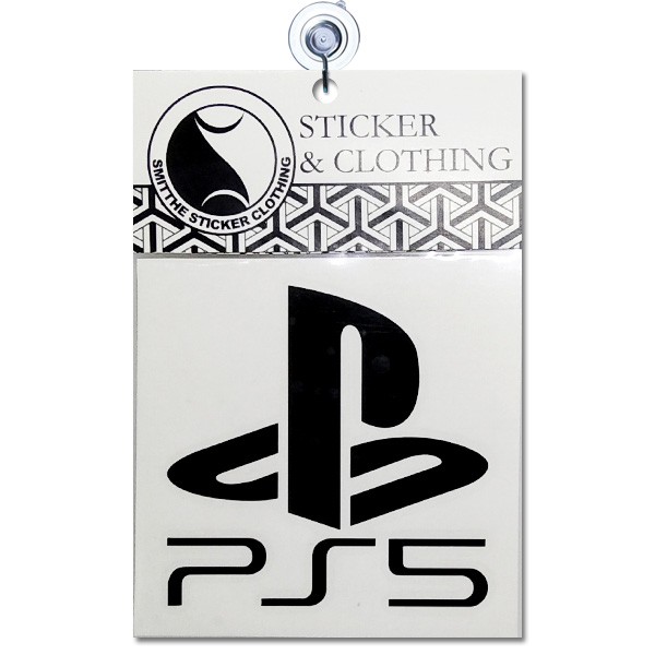 Stiker PS5 Playstation 5 Console Game Logo v.1 Cutting Sticker aksesoris Mobil Motor