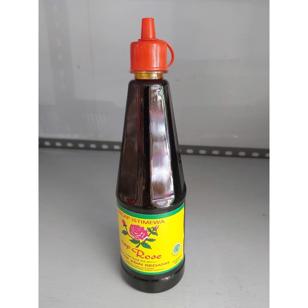 

KECAP ASIN BANGKA ISTIMEWA CAP ROSE SEDANG 300ml / Sijiu Kecap Asin Bangka Cap Mawar