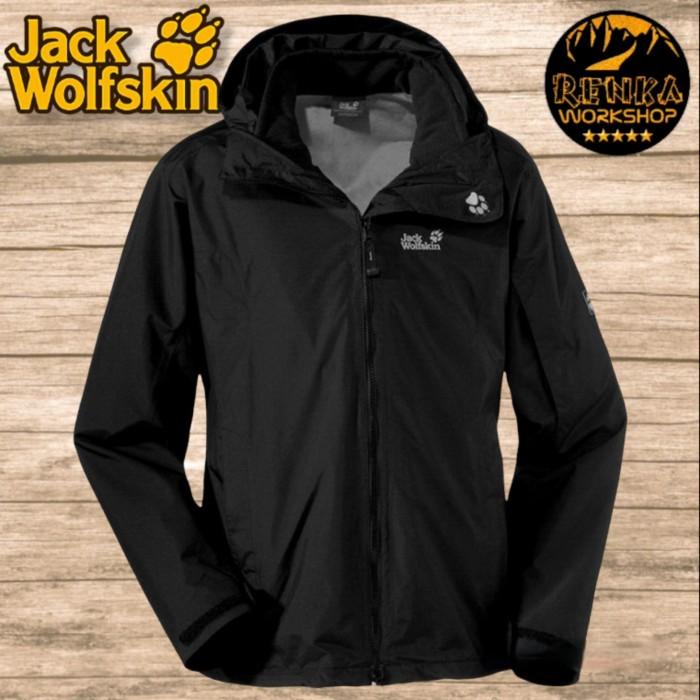 Jaket | Jack Wolfskin (Jws) Libertine Xt Texapore Jacket - Size Xl Black/Grey