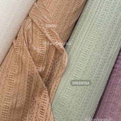 Kain Kebaya Brokat Kain Brokat Meteran Kain Brokat Motif Salur Raya