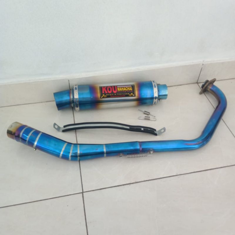 knalpot kou bluemoon satria fu