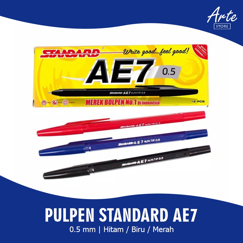 Pulpen - STANDARD AE7 Ballpen 0.5 mm